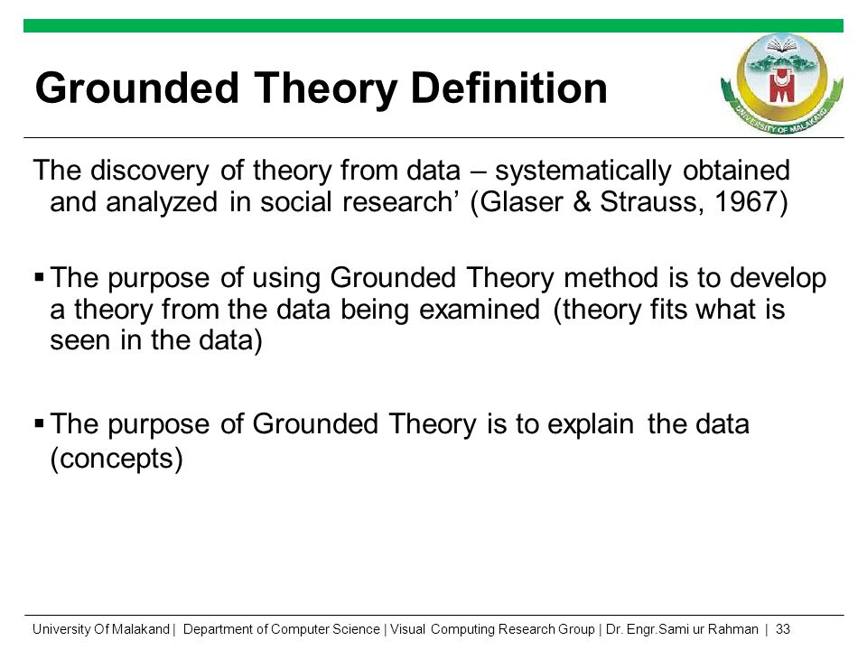 Grounded Theory Definition