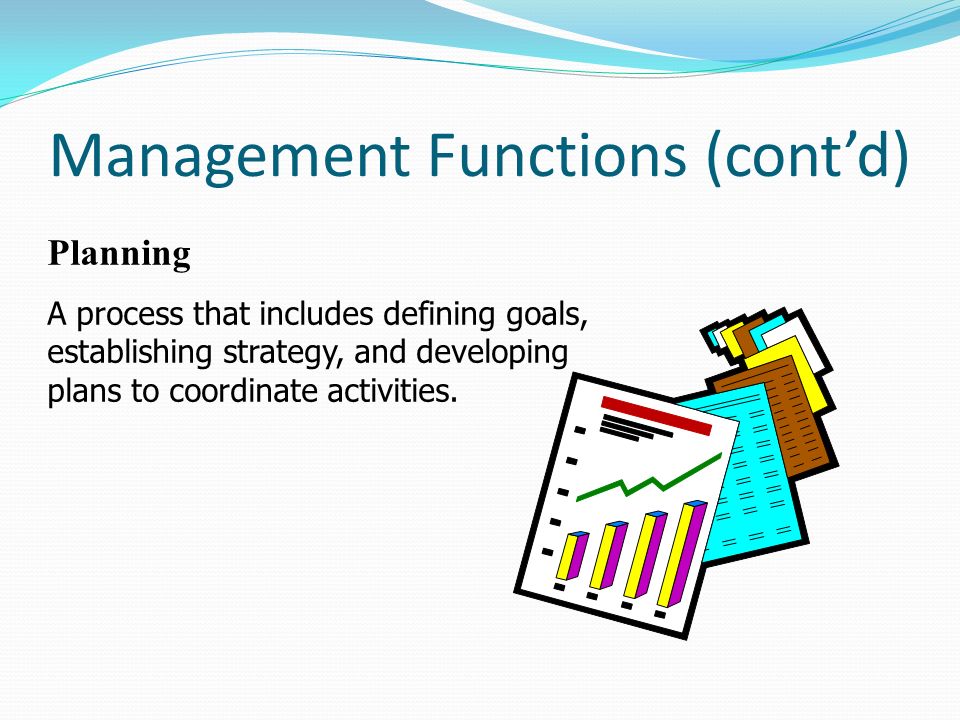 Management Functions (cont’d)
