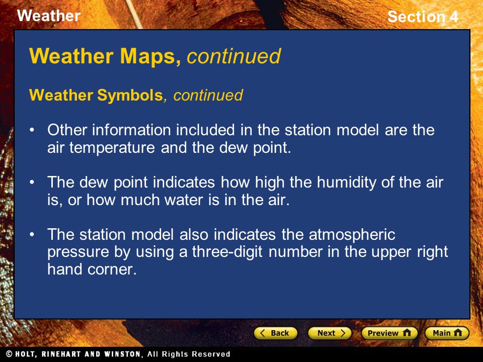 Weather Maps, continued