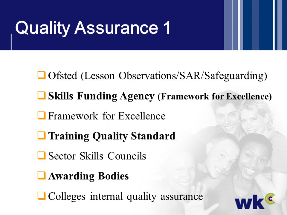 Quality Assurance 1 Ofsted (Lesson Observations/SAR/Safeguarding)