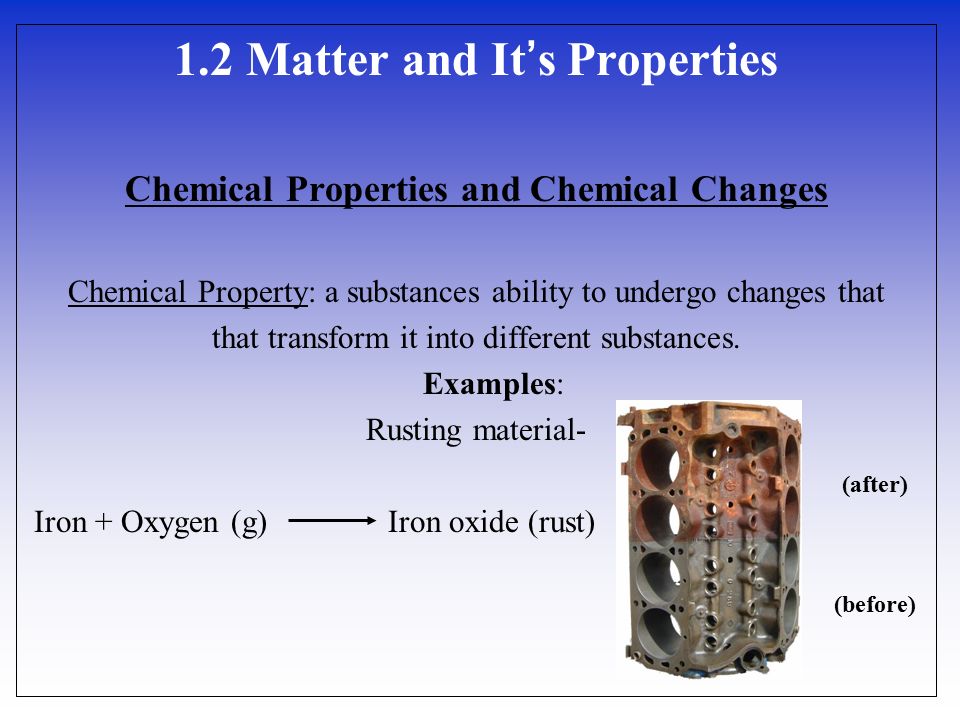 1.2 Matter and It’s Properties