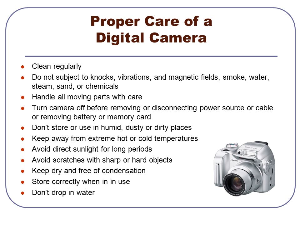 Image result for handling and caring of camera