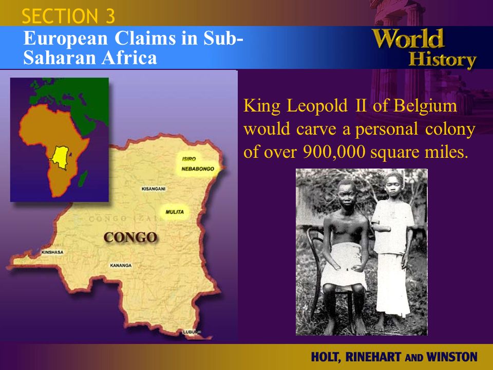 European Claims in Sub- Saharan Africa