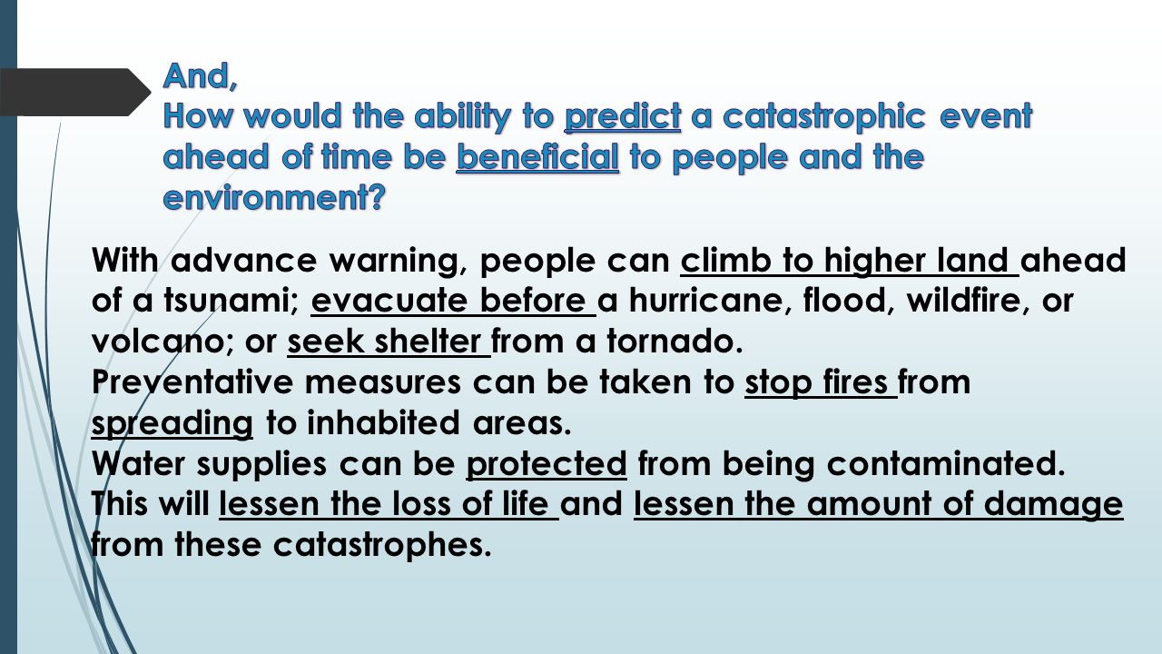Catastrophic Events and the Ecosystem lesson 1 - ppt video ...