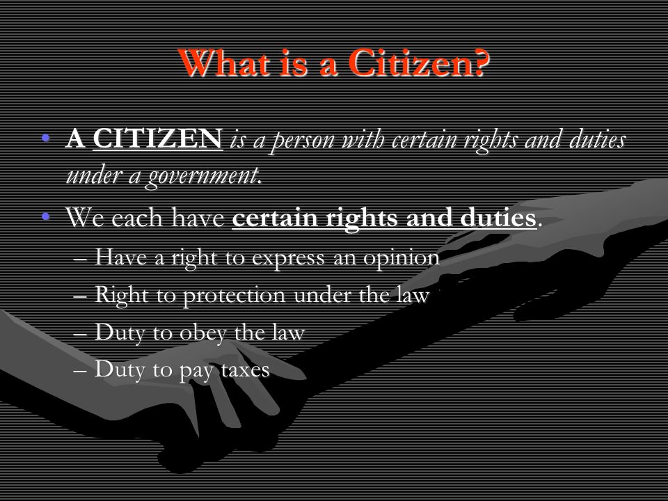 The Meaning of Citizenship - ppt download