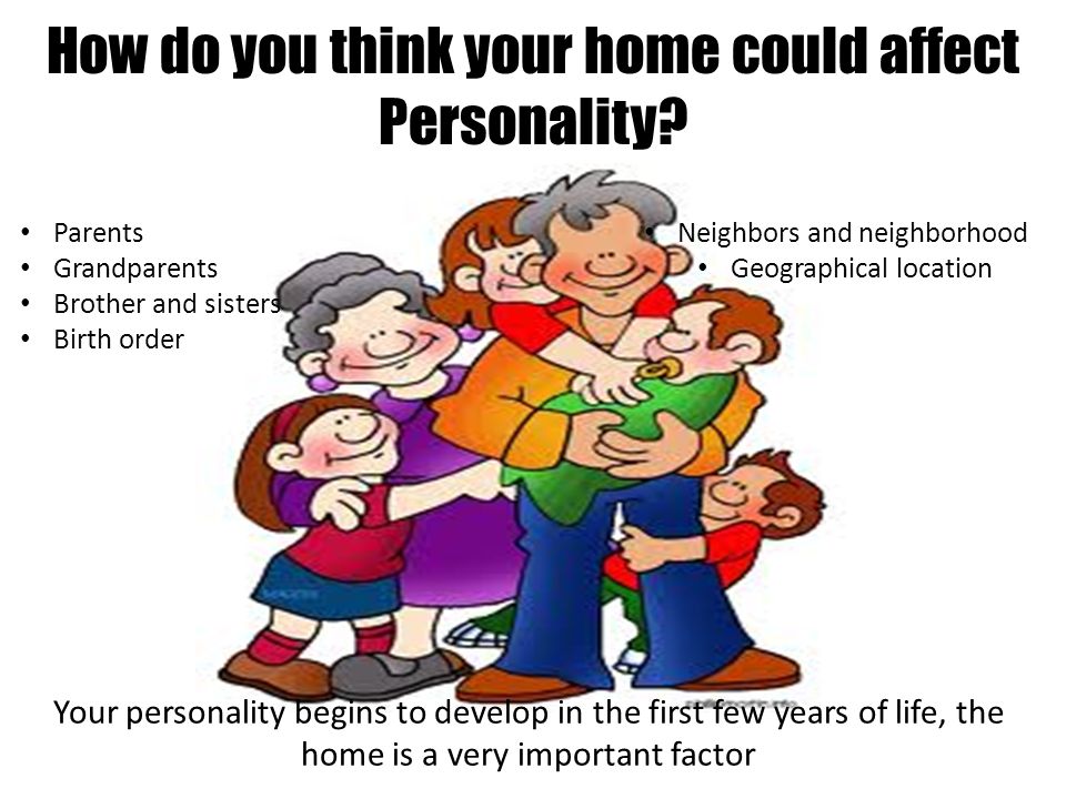 How do you think your home could affect Personality