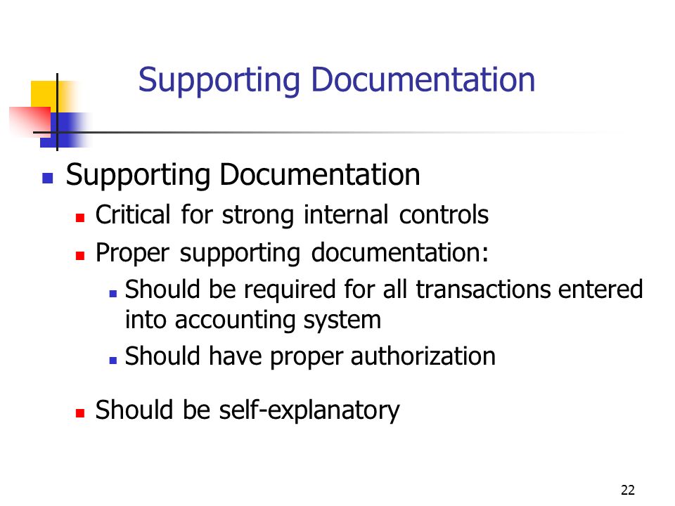 Supporting Documentation