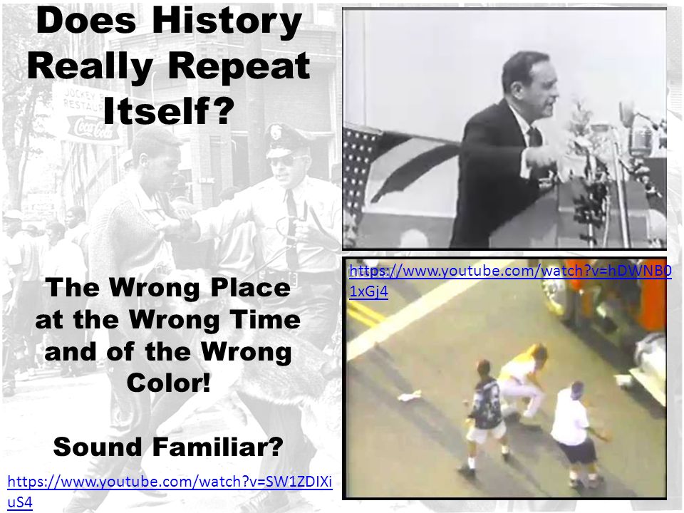 Does History Really Repeat Itself