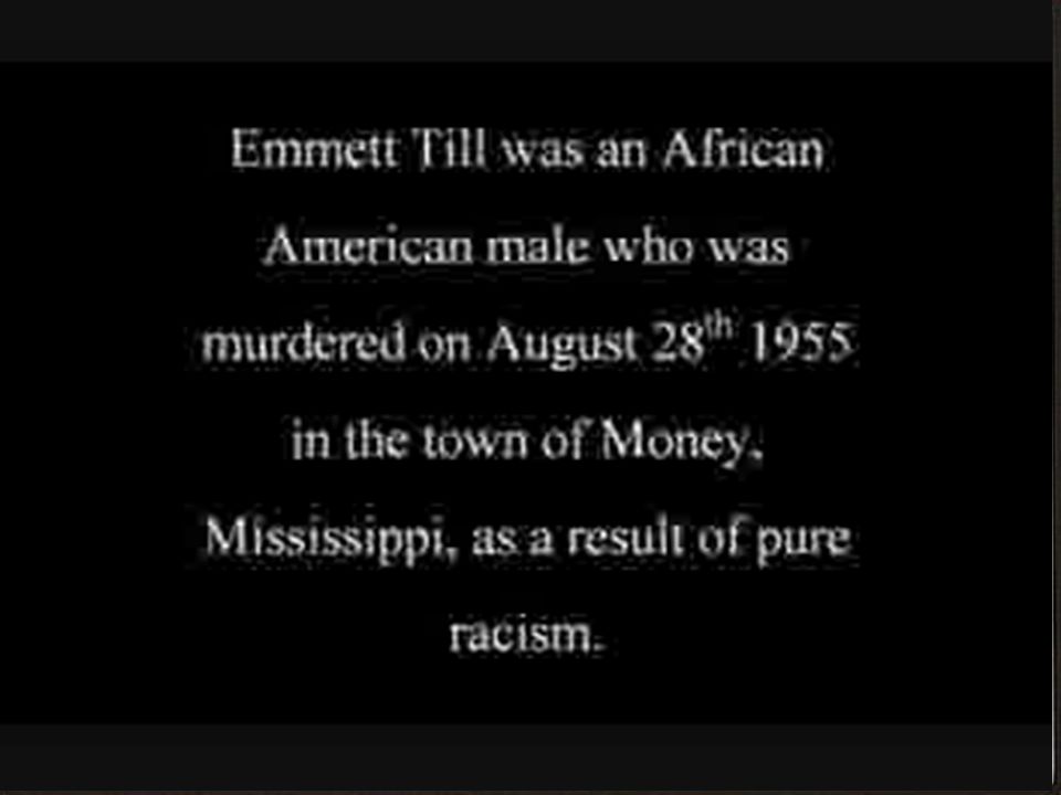 Emmett Till Mississippi 1955
