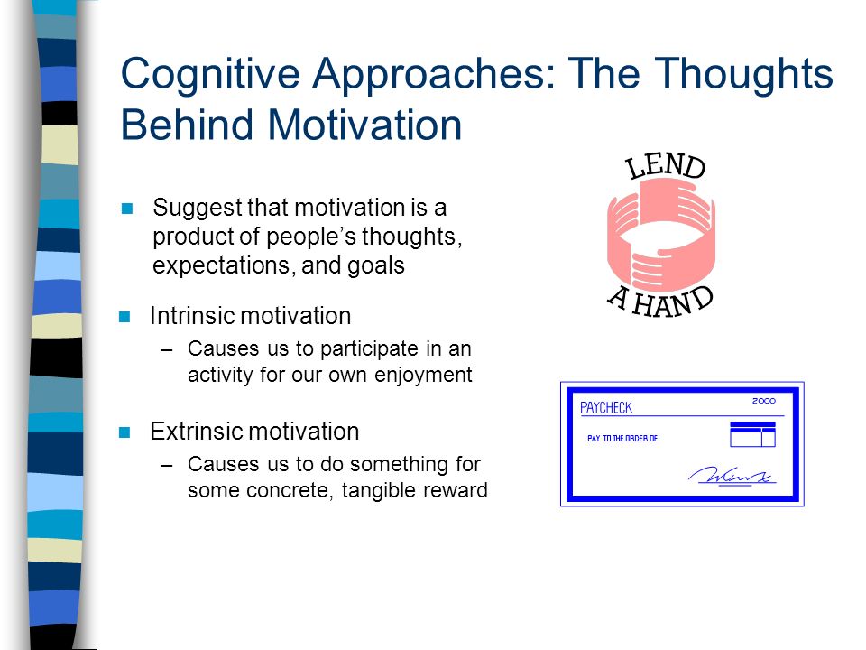 cognitive approach to motivation