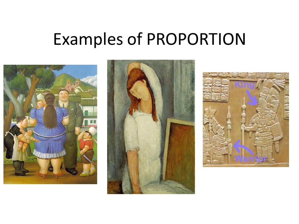 Examples of PROPORTION
