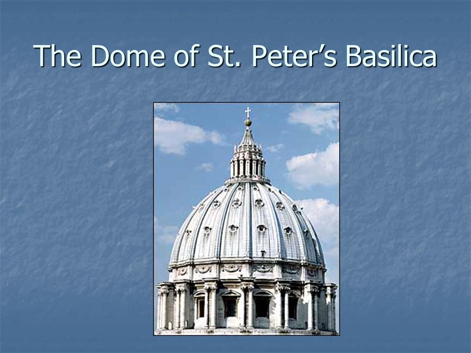 The Dome of St. Peter’s Basilica