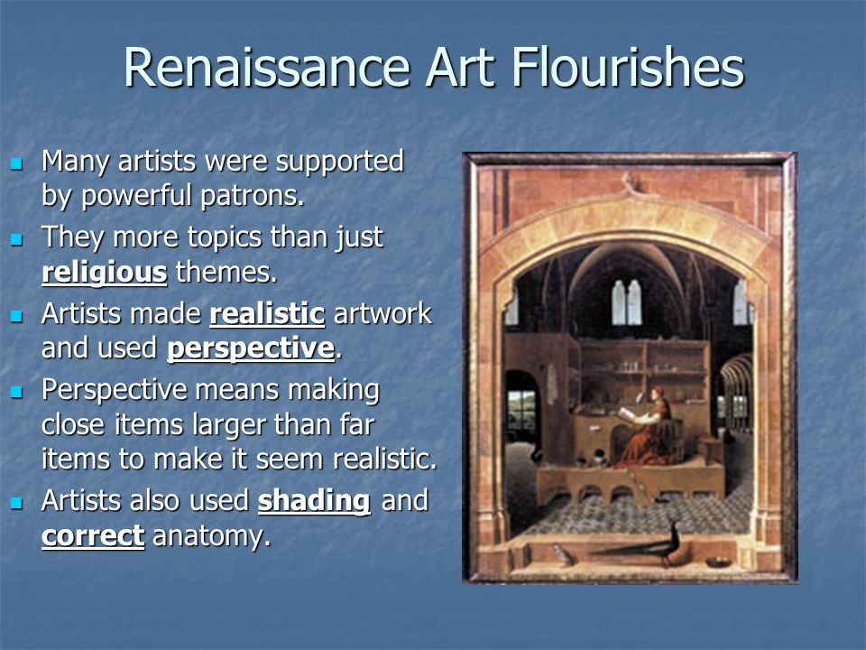 Renaissance Art Flourishes