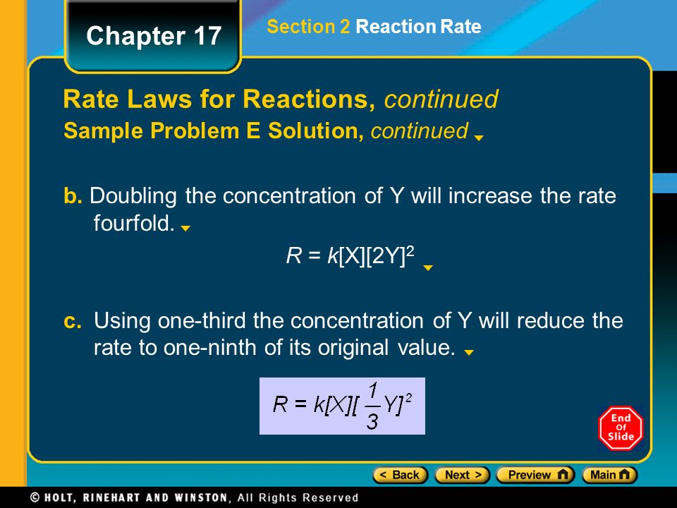 Chapter 17 Preview Lesson Starter Objectives Reaction Mechanisms Ppt Video Online Download