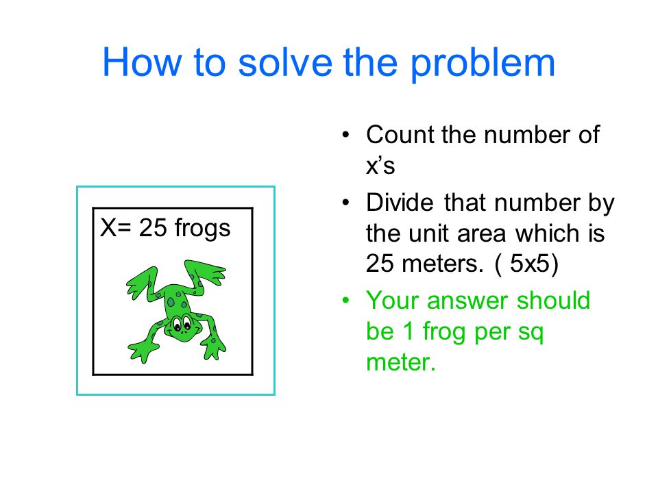 How to solve the problem
