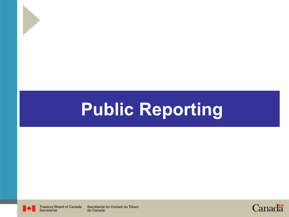 Public Reporting