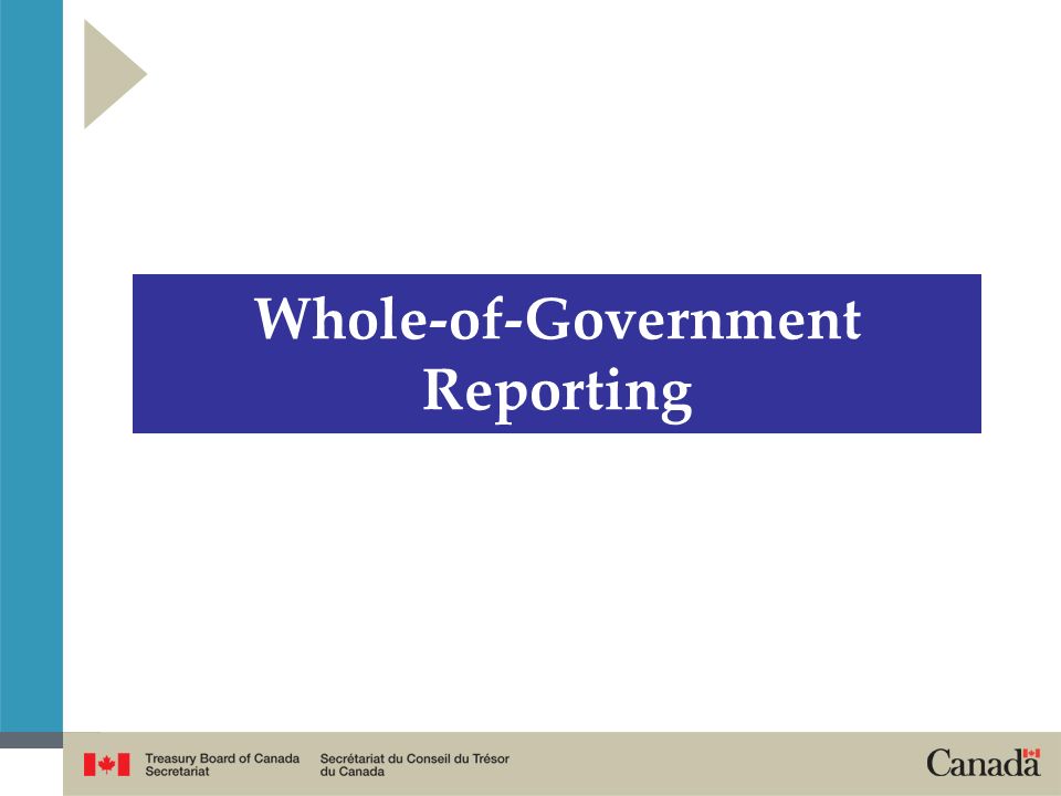 Whole-of-Government Reporting