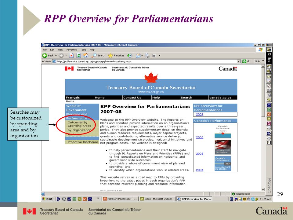 RPP Overview for Parliamentarians