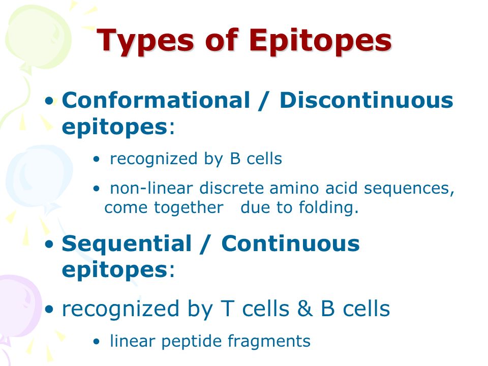 Epitopes