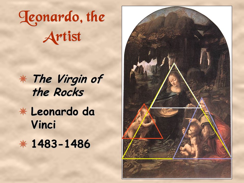 Leonardo, the Artist The Virgin of the Rocks Leonardo da Vinci