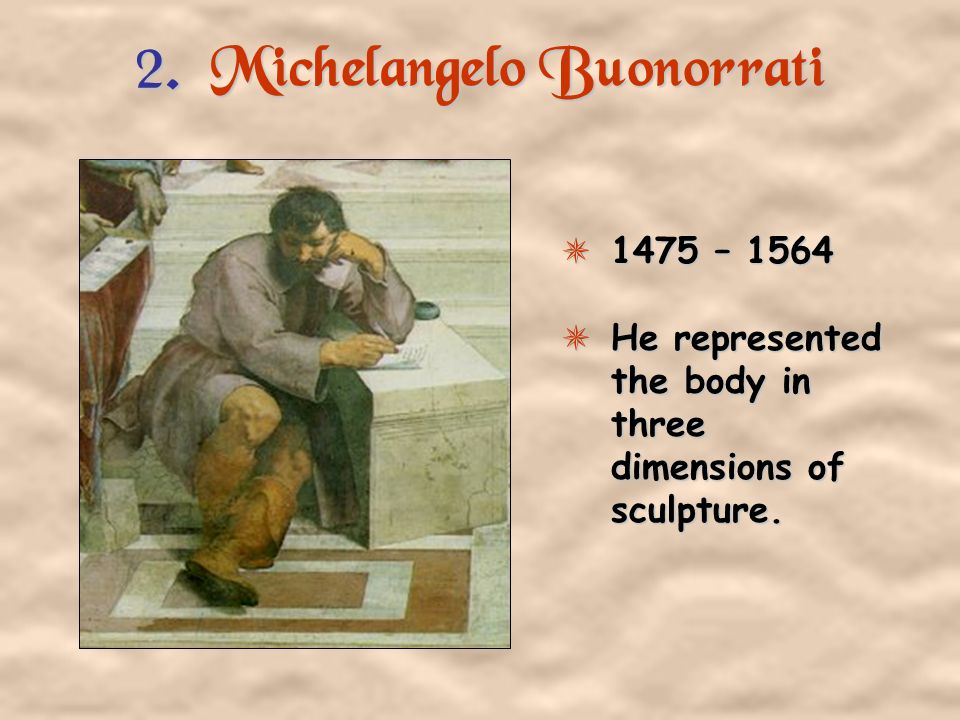 2. Michelangelo Buonorrati