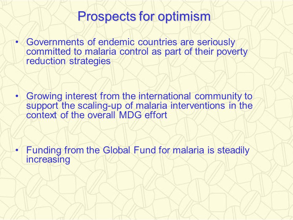 Prospects for optimism