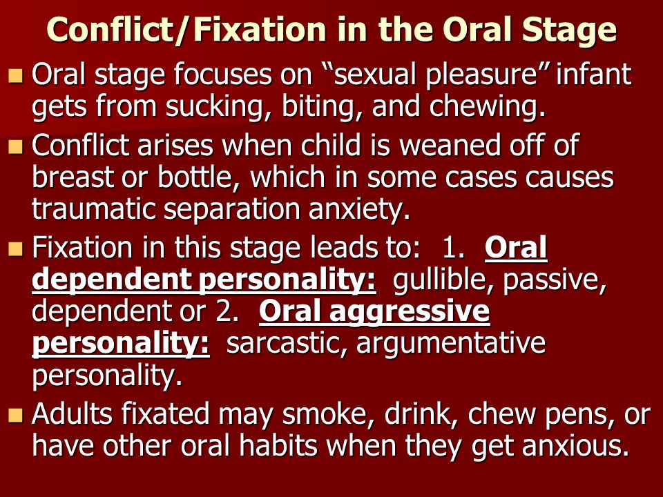 Adults oral for fixation treatment ADHD and
