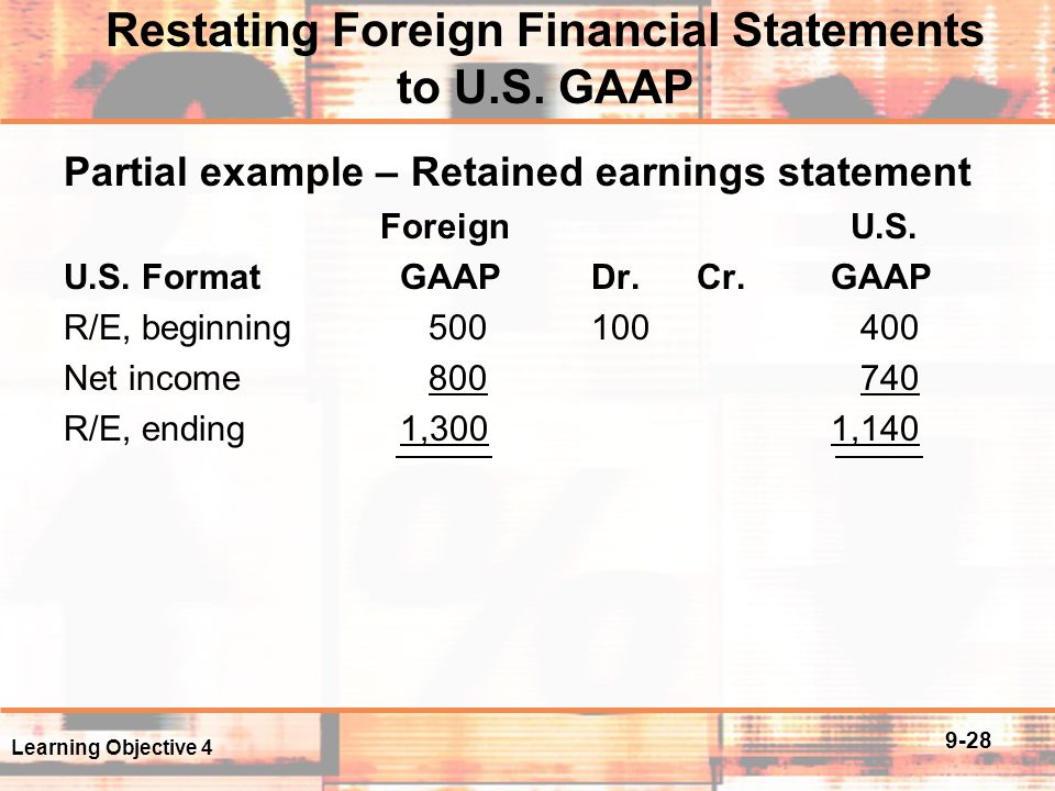 Restating Foreign Financial Statements to U.S. GAAP