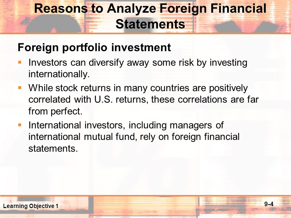 Reasons to Analyze Foreign Financial Statements