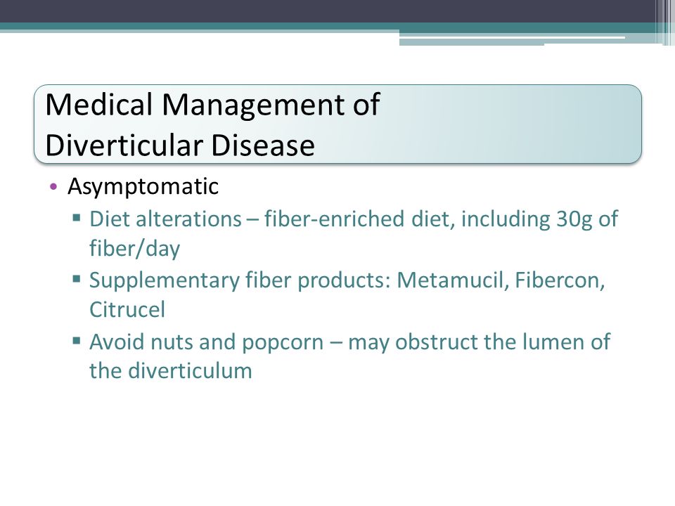 Colonic Diverticular Disease Ppt Video Online Download