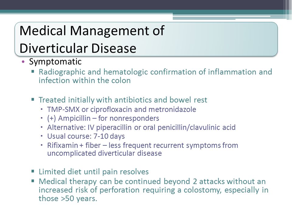 COLONIC DIVERTICULAR DISEASE - ppt video online download
