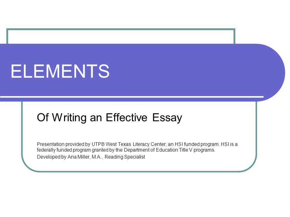 Essays presentation. Essay writing Elementary.