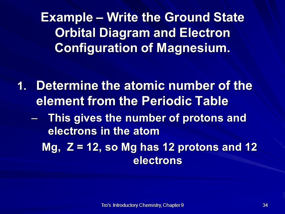 Mg, Z = 12, so Mg has 12 protons and 12 electrons