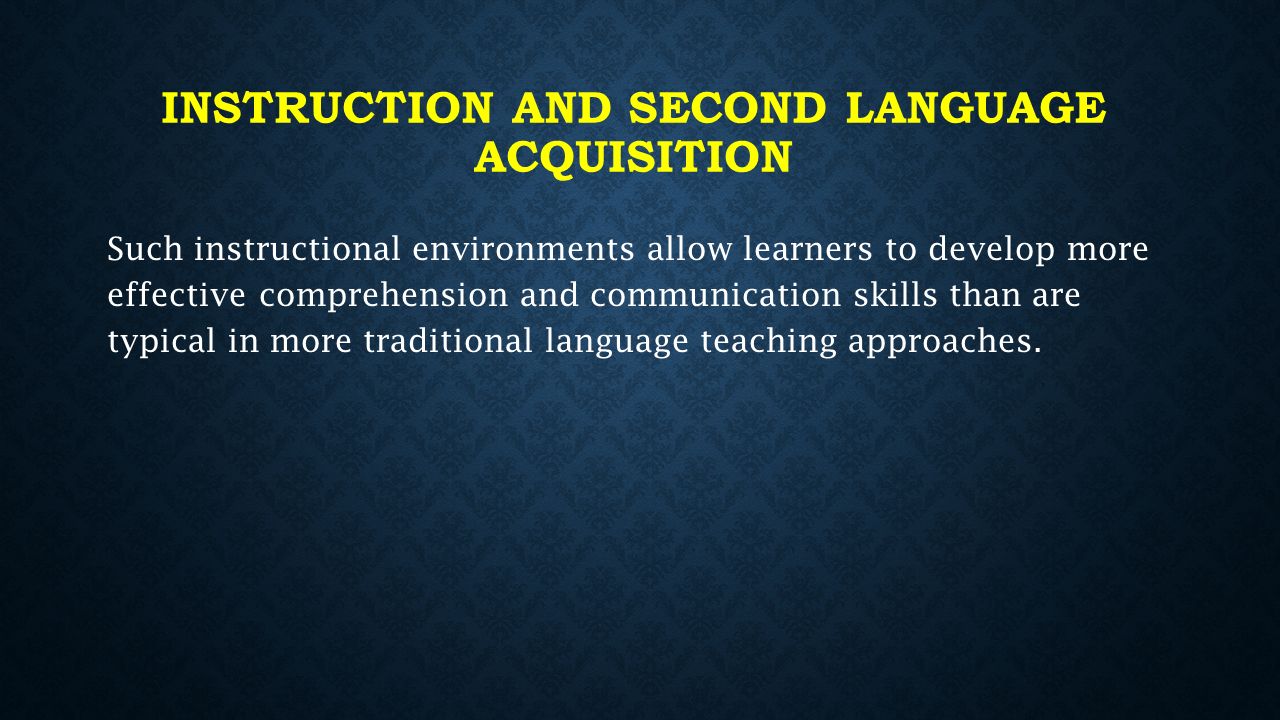 Second Language acquisition - ppt video online download
