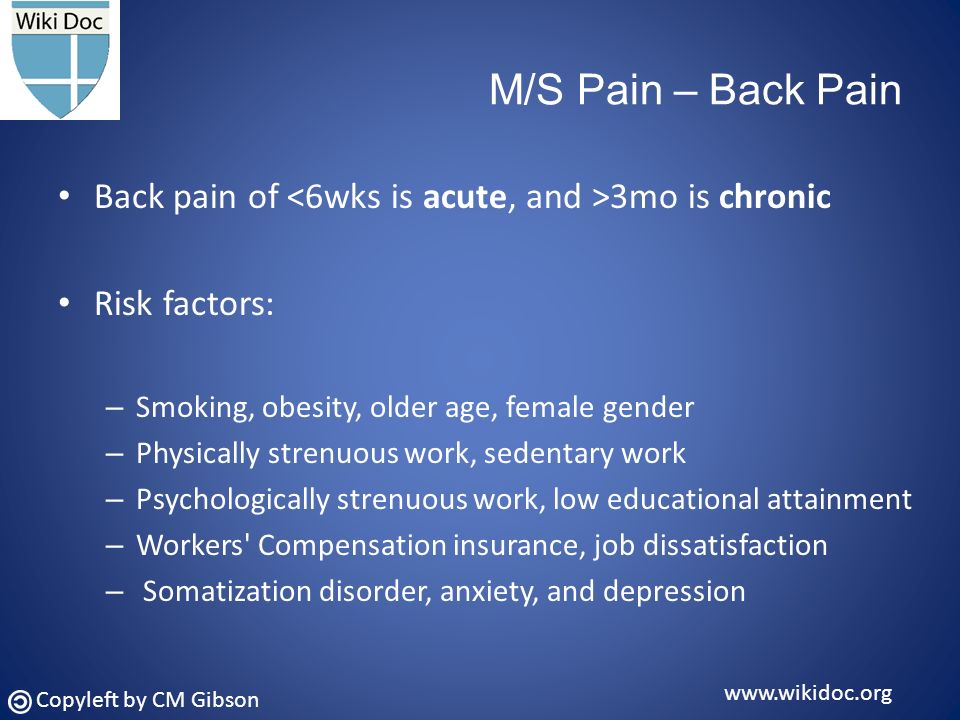 Musculoskeletal Pain Back Pain Ppt Video Online Download Musculoskeletal Pain Back Pain Ppt Video Online Download