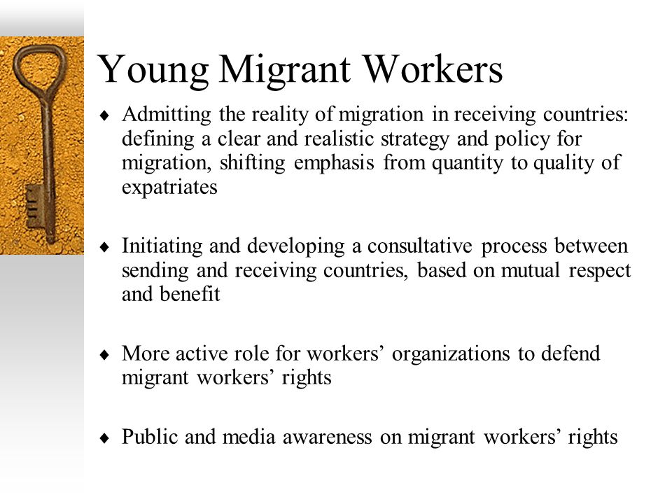 Young Migrant Workers