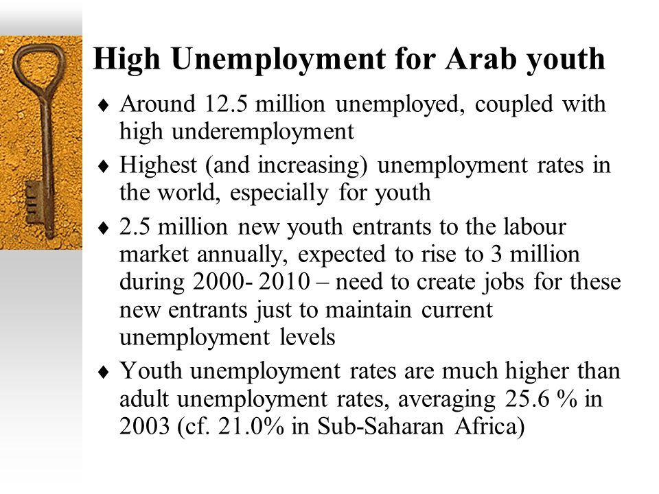 High Unemployment for Arab youth