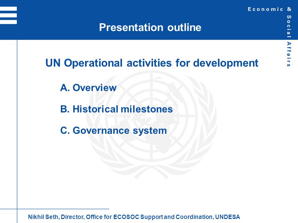 UN Operational activities for development