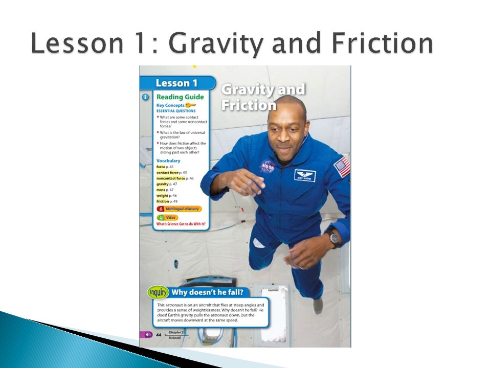 Lesson 1: Gravity and Friction