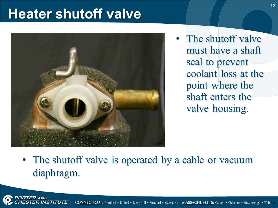 5/8 coolant shut off valve
