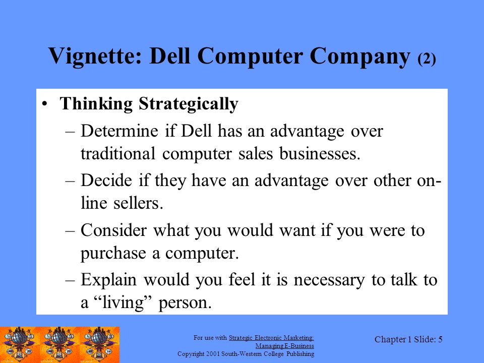 Vignette: Dell Computer Company (2)