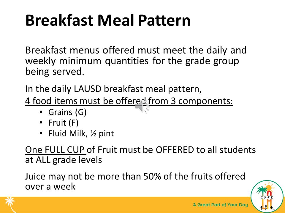 ALL LAUSD Students receive a breakfast and lunch FREE OF CHARGE