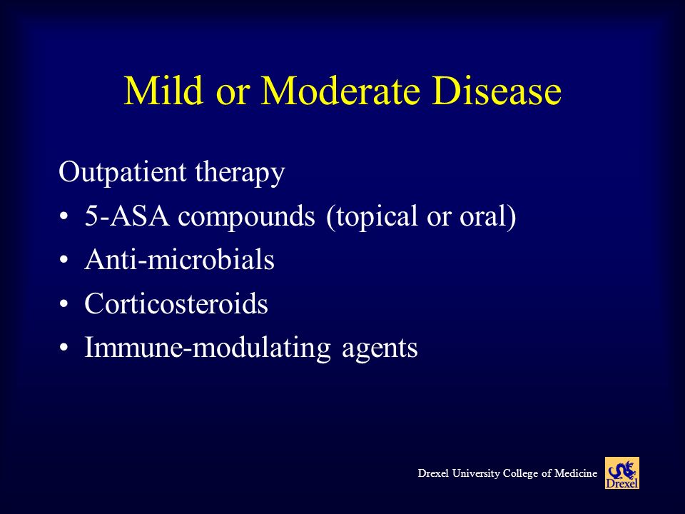 Mild or Moderate Disease