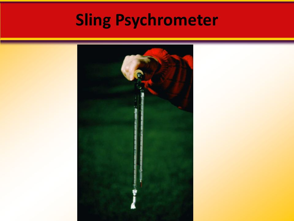 Sling Psychrometer Makes no sense without caption in book