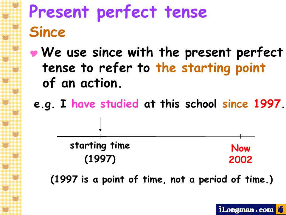 Since the first form. The present perfect Tense задания. Present perfect since for упражнения. Present perfect since. For since упражнения.