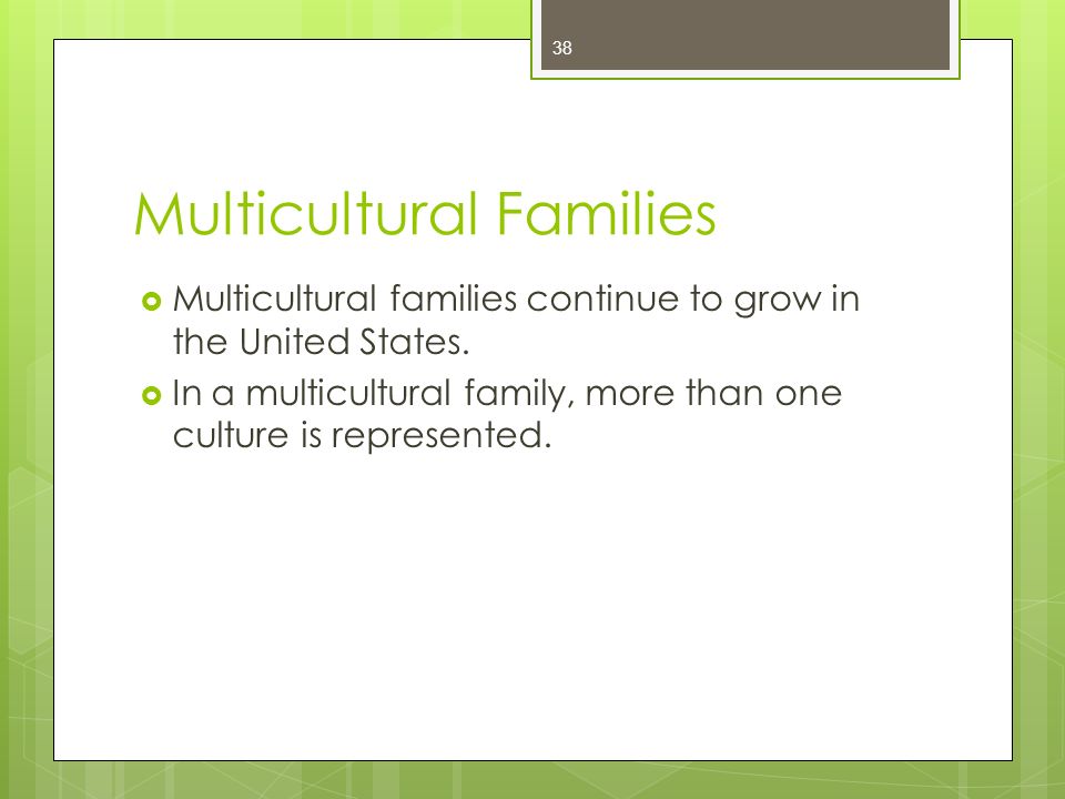 Multicultural Families