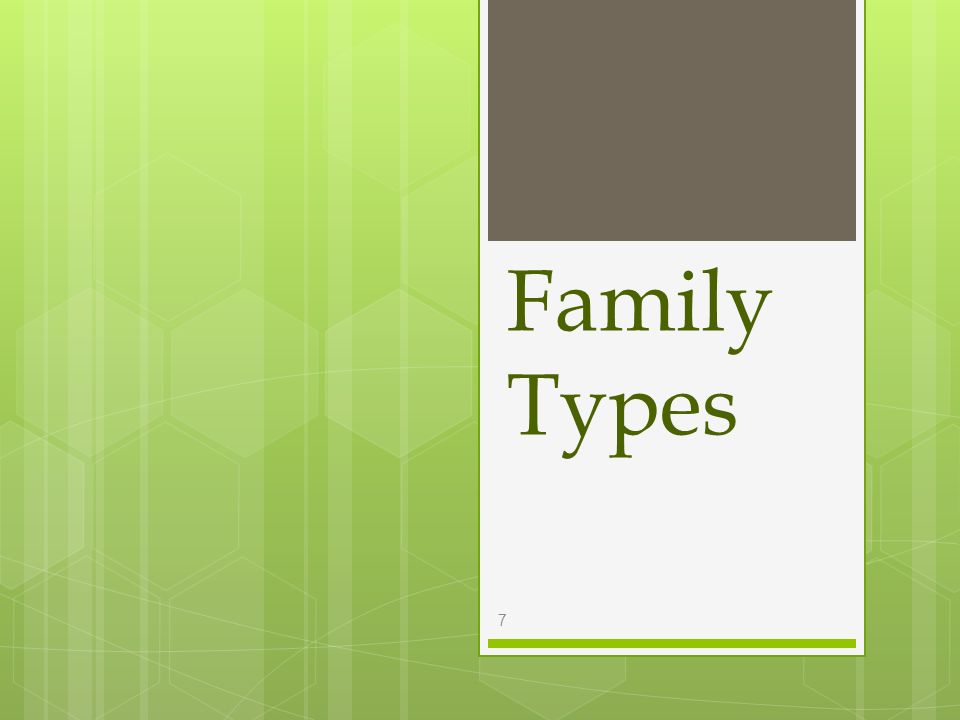 Family Types