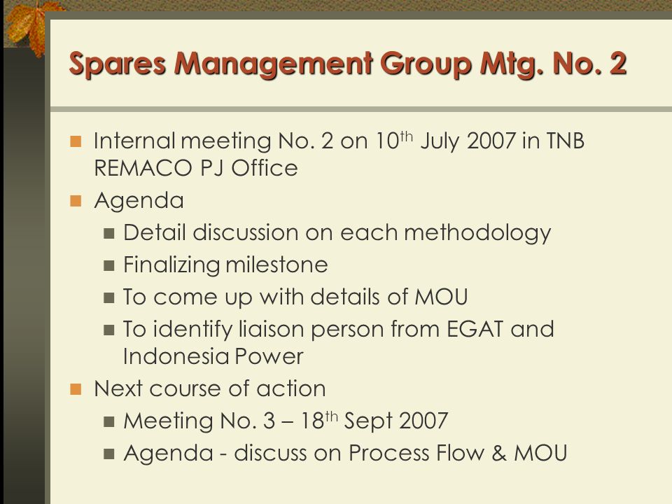 Tnb Remaco Organization Chart