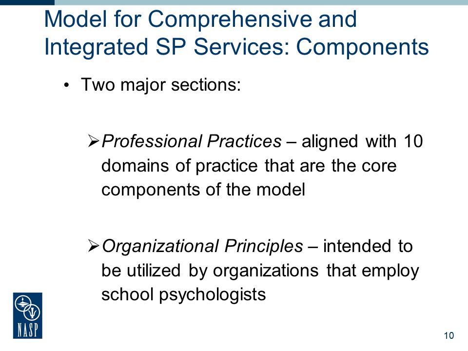 Model for Comprehensive and Integrated SP Services: Components