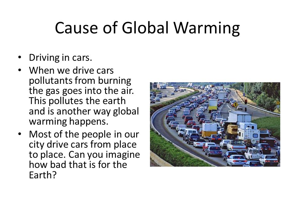 Cause of Global Warming